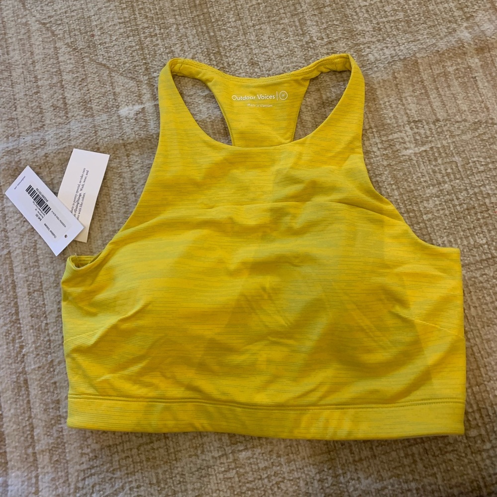 Outdoor Voices | tech sweat crop top - M
